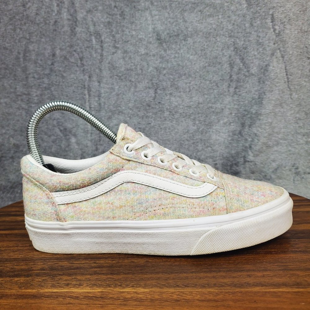 Vans Old Skool Rainbow Jersey Shoes Women's 5.5 Multicolor Low Top Sneakers
